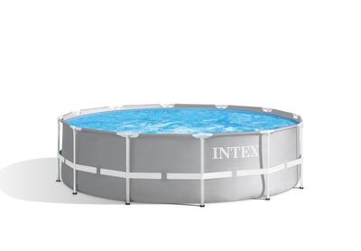 Ø 366 x 99 cm intex prism frame zwembad set rond
