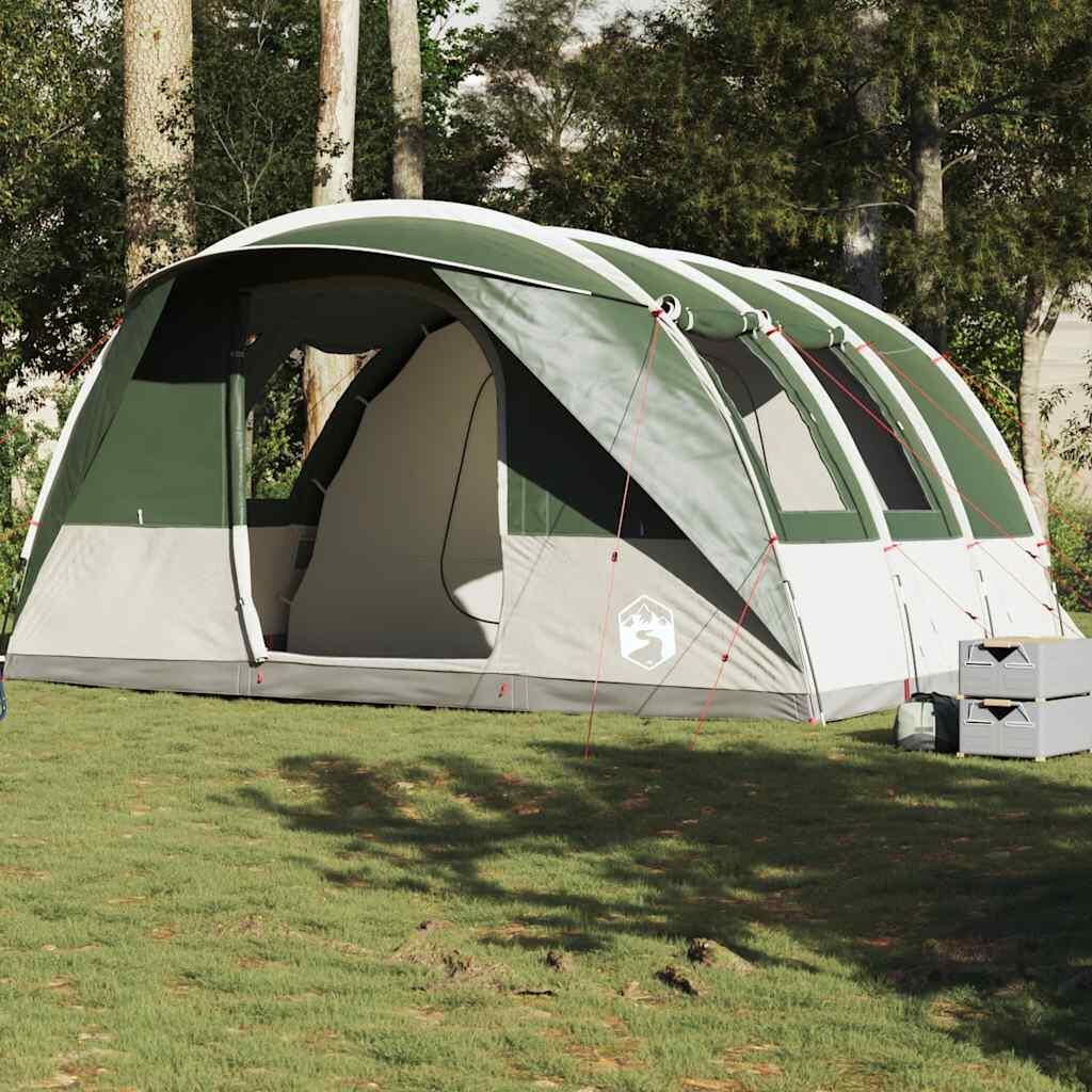 VIDAXL Tienda de túnel Vidaxl a prueba de agua para 5 personas en verde