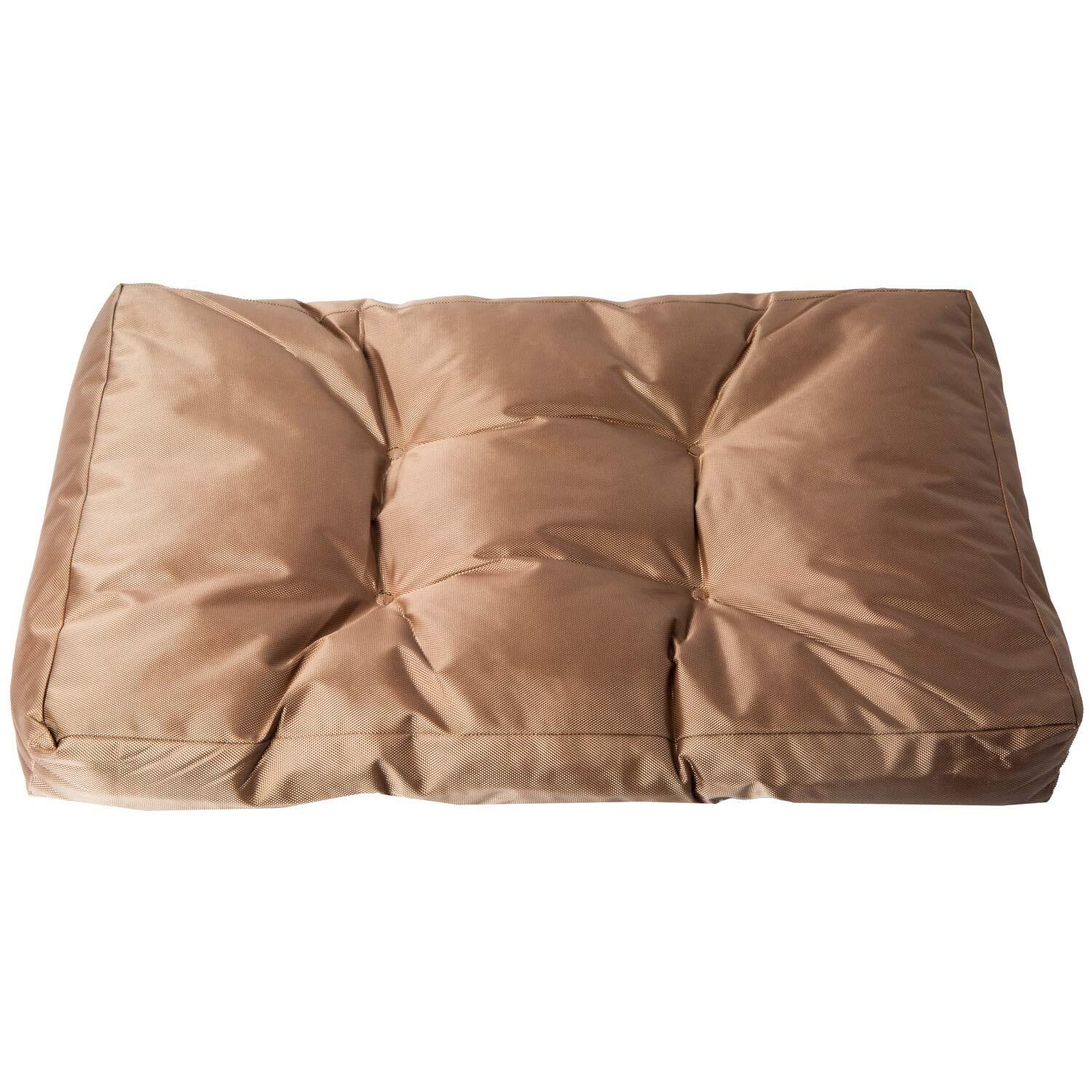 Crufts- Oxford Pet Mattress - Pet Bed - Large (Brown) 91x68x10cm. 1/7
