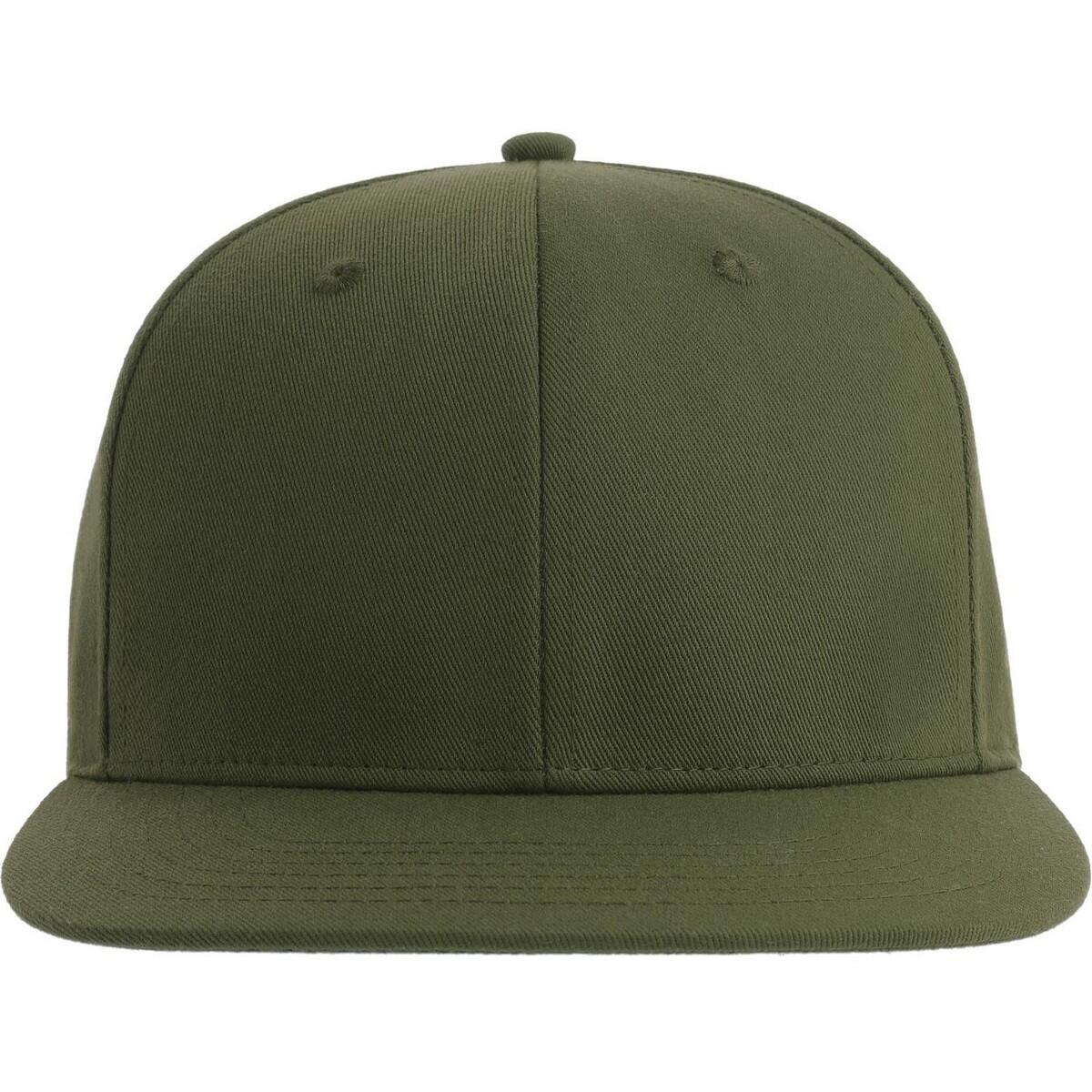 ATLANTIS Unisex Adult James 6 Panel polyester Snapback Cap (Olive)