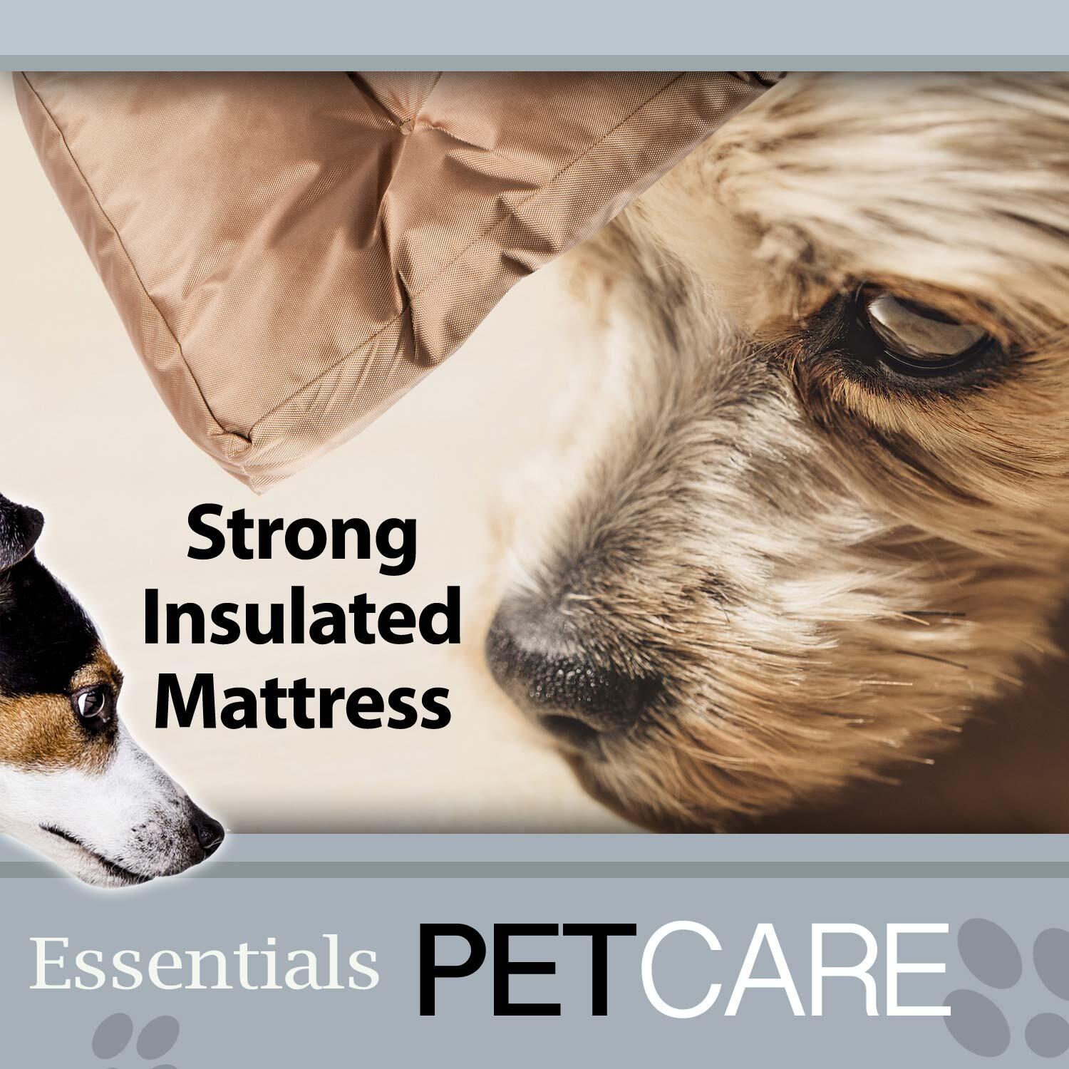 Crufts- Oxford Pet Mattress - Pet Bed - Large (Brown) 91x68x10cm. 4/7