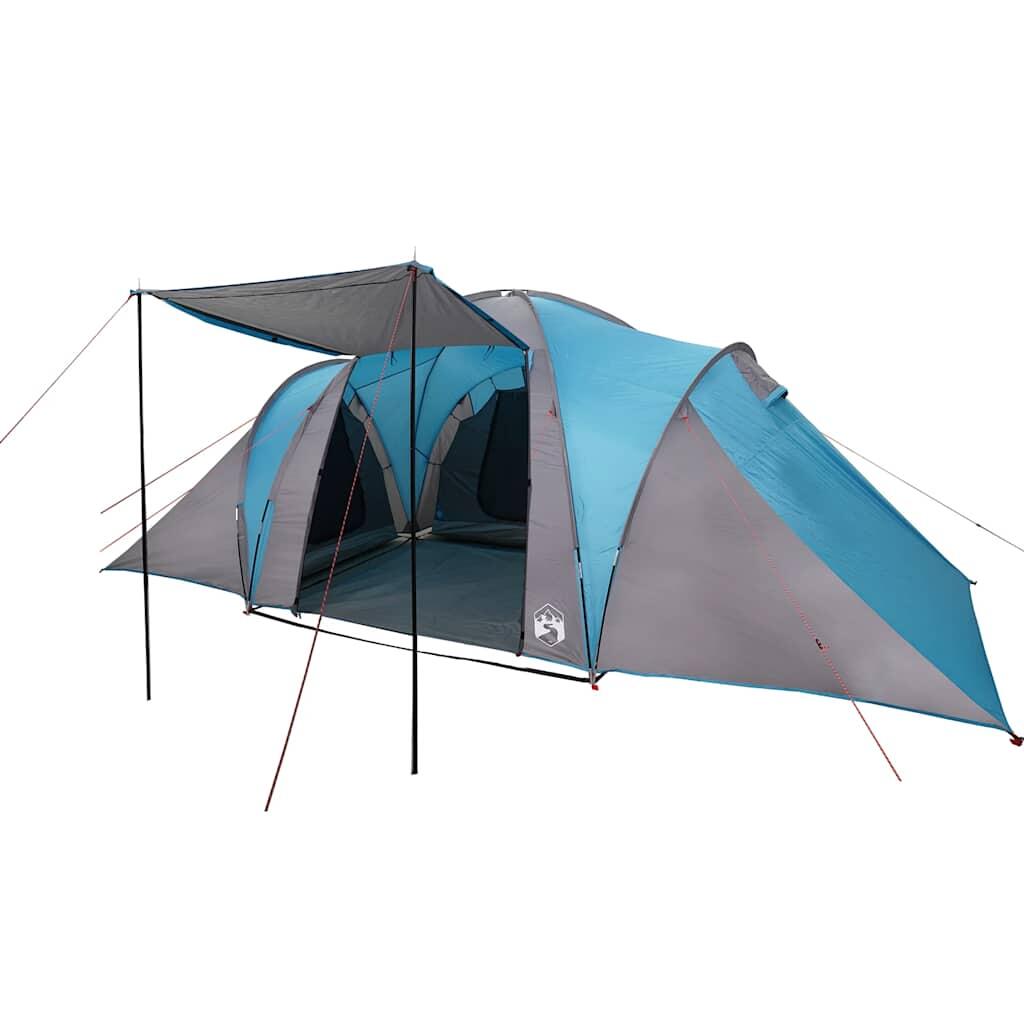 Tenda a cupola VidaXL 6 persone impermeabile blu 3/7