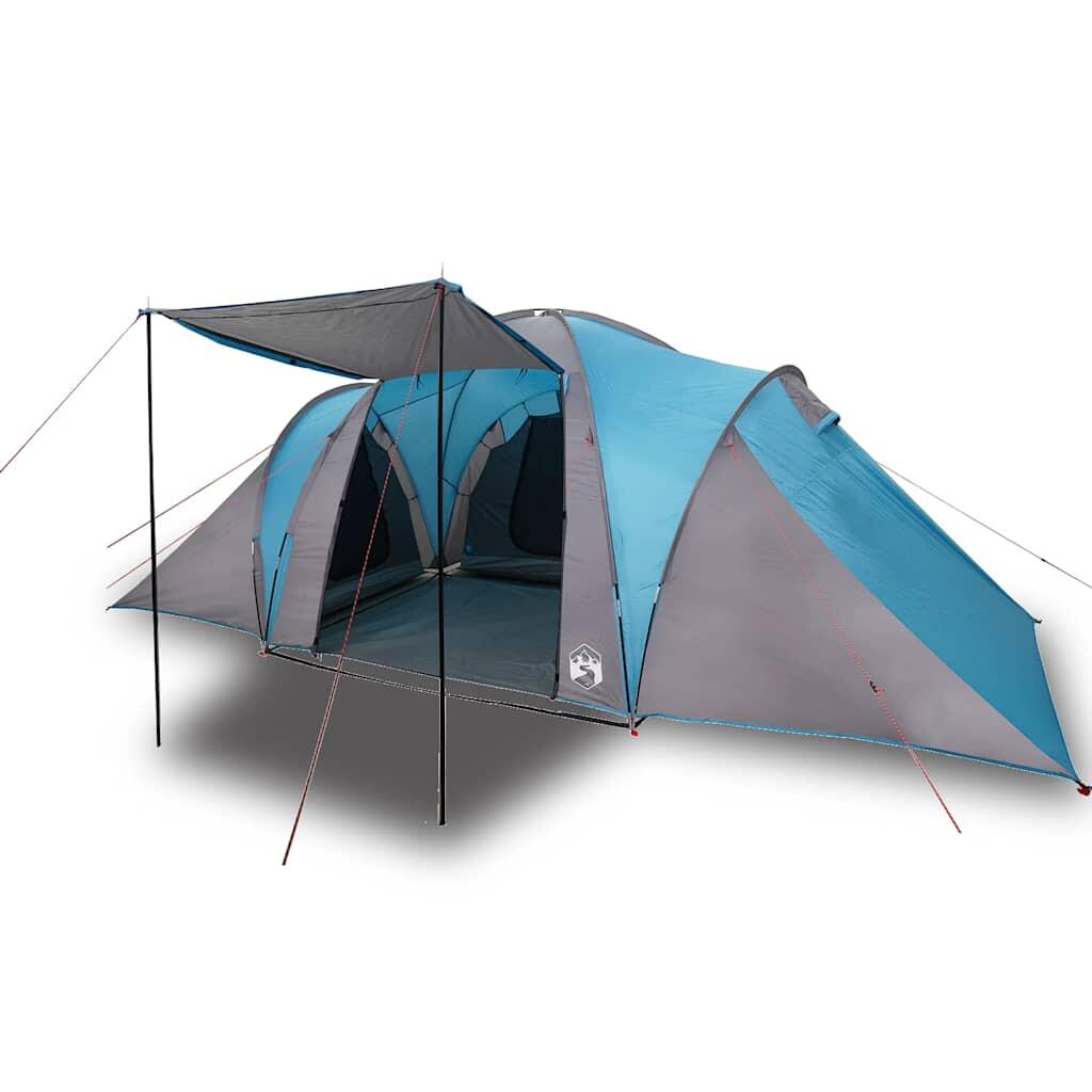 Tenda a cupola VidaXL 6 persone impermeabile blu 2/7