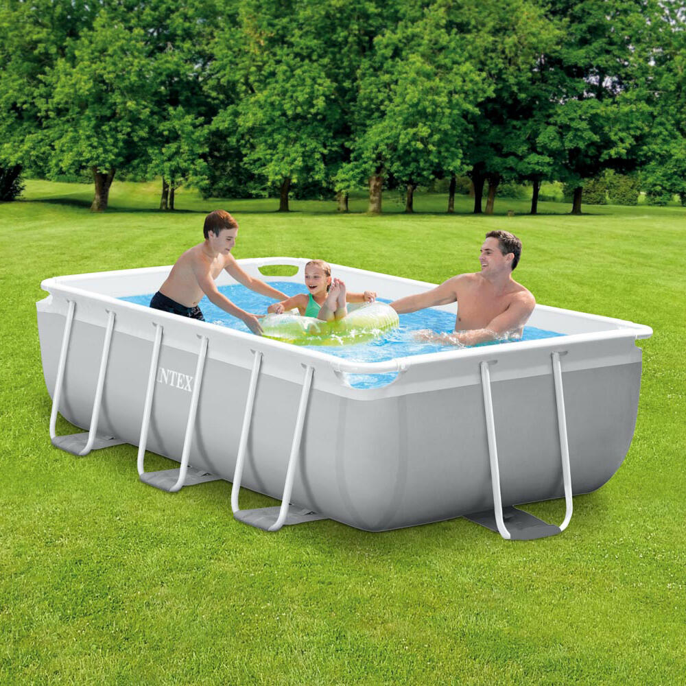300 x 175 x 80 cm Intex Prism Frame Pool Set rechteckig 2/7
