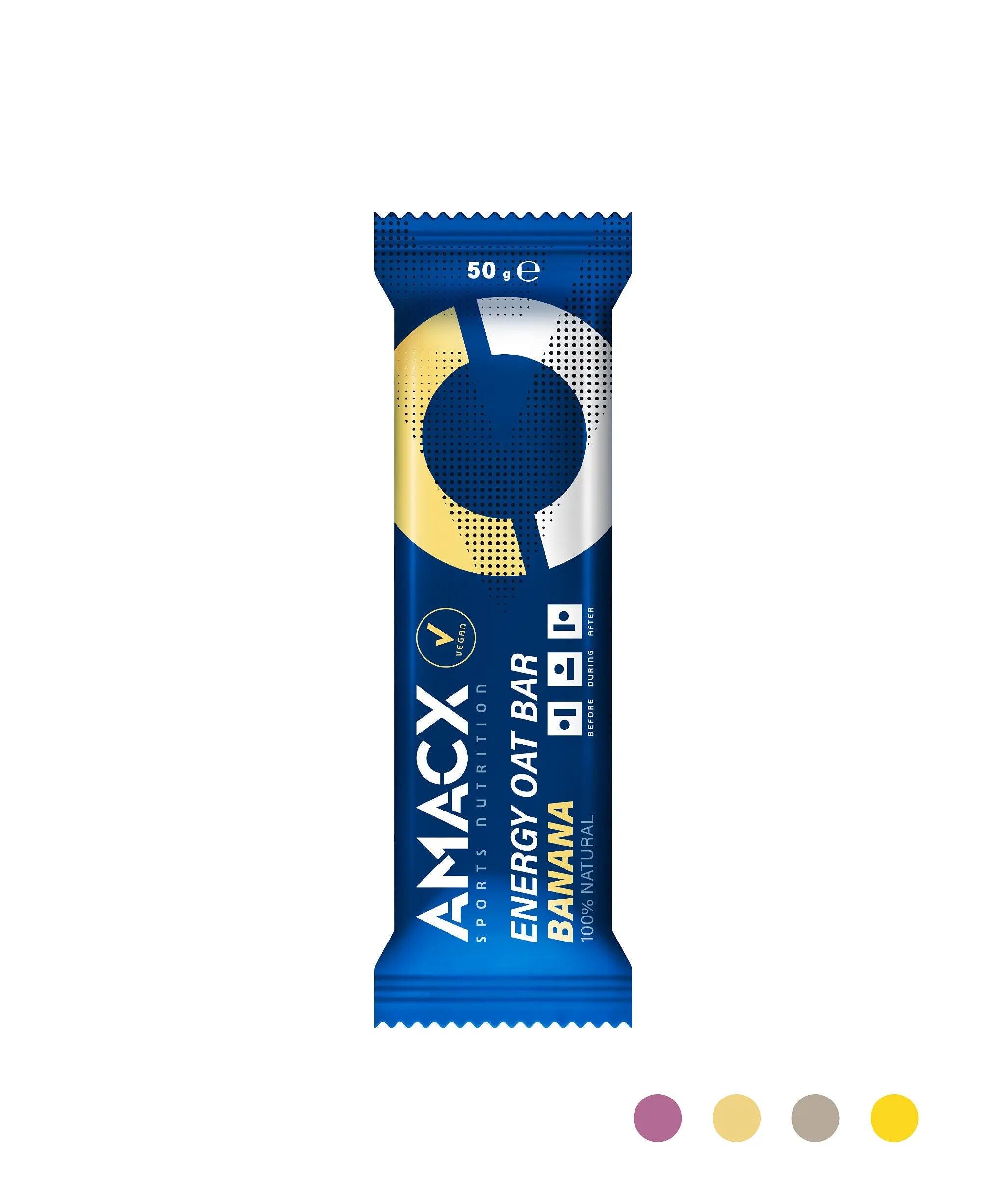 AMACX Energy Oat Bar Banana | 12 pack