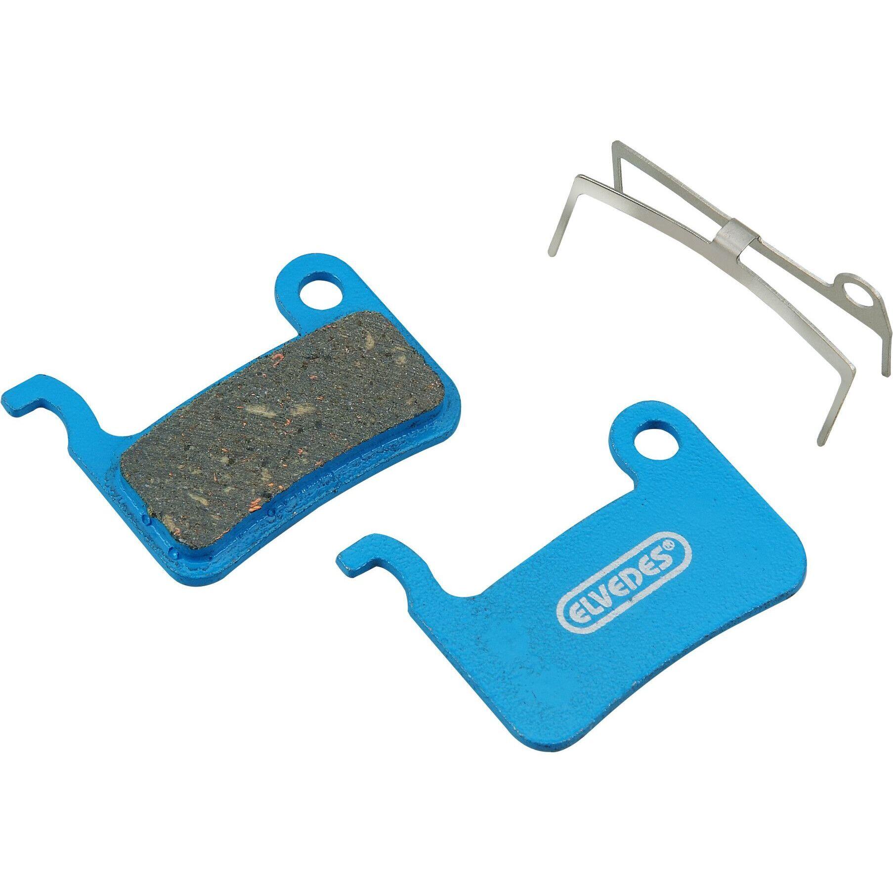 Paire de plaquettes de frein vélo organic Elvedes Shimano BR-M535, M545, M585, M 2/5