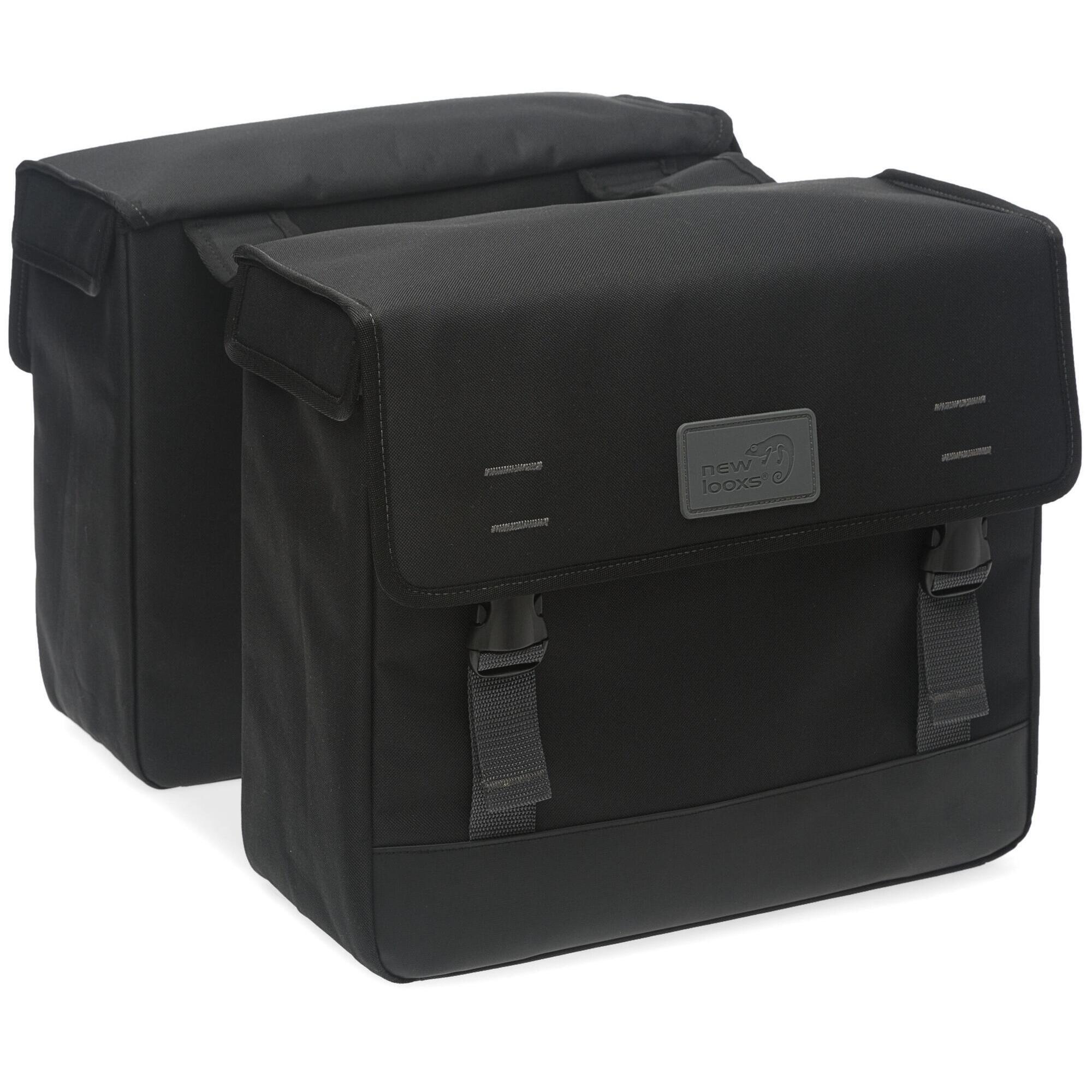 New Looxs - Sacoche Double Pour Vélo Origin 39 Litres 35 X 33 X 15 Cm - Noir - Sacoche - Gris|noir - Decathlon