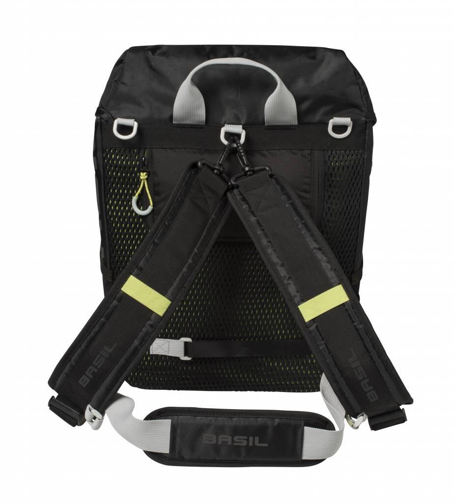 Borsa singola  "Miles" - nero/limone 2/7