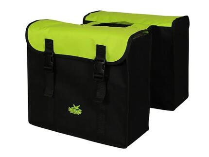 Sacoche à vélo double Greenlands 34 litres noir rouge
