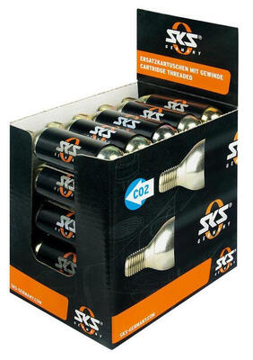 SKS CO2-Kartuschendisplay 25 Kartuschen lose. á 16g. mit Gewinde