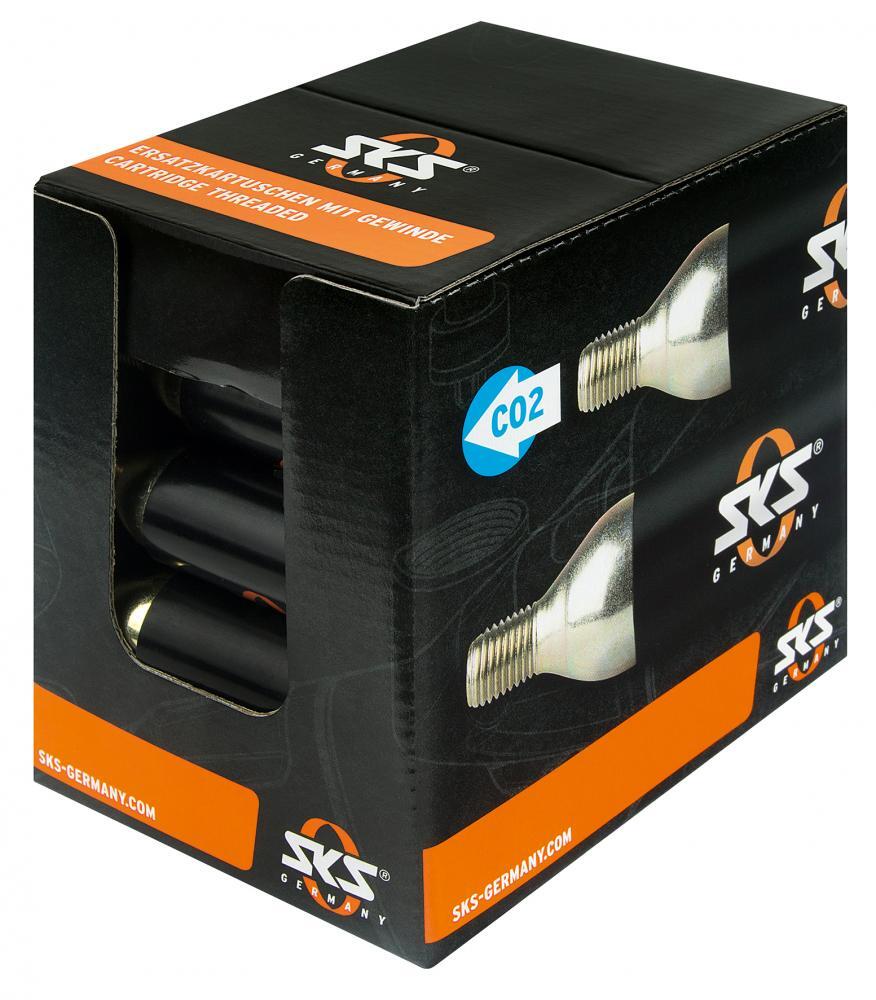 SKS CO2-Kartuschendisplay 25 Kartuschen lose, á 16g, mit Gewinde 2/2