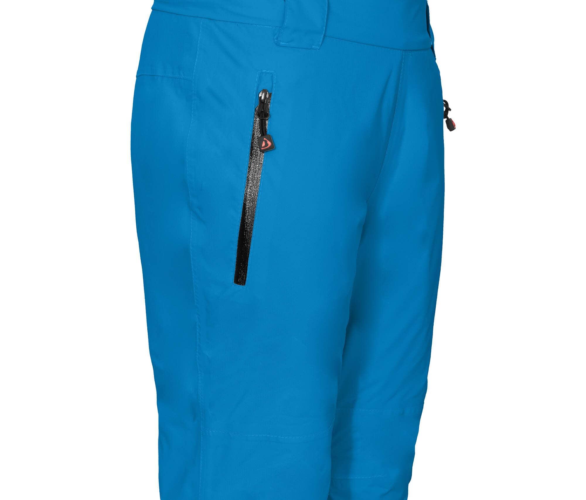 (Über-) Regenhose leicht wattiert, 12000 mm Wassersäule Blau 3/4