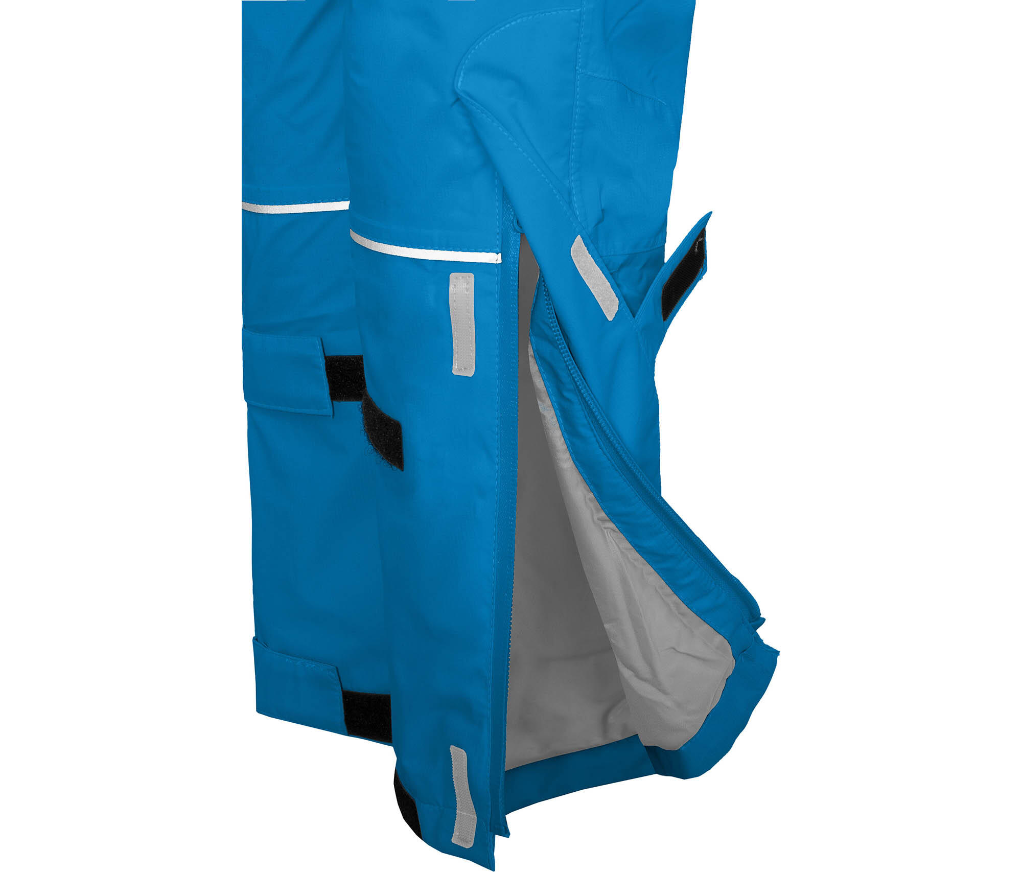 (Über-) Regenhose leicht wattiert, 12000 mm Wassersäule Blau 4/4