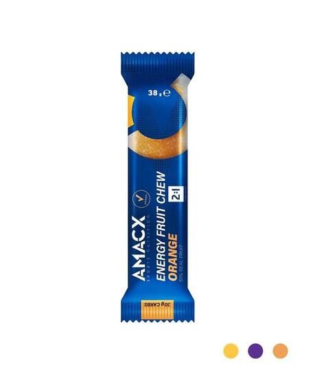 Energy Fruit Chew Orange | 12 pack