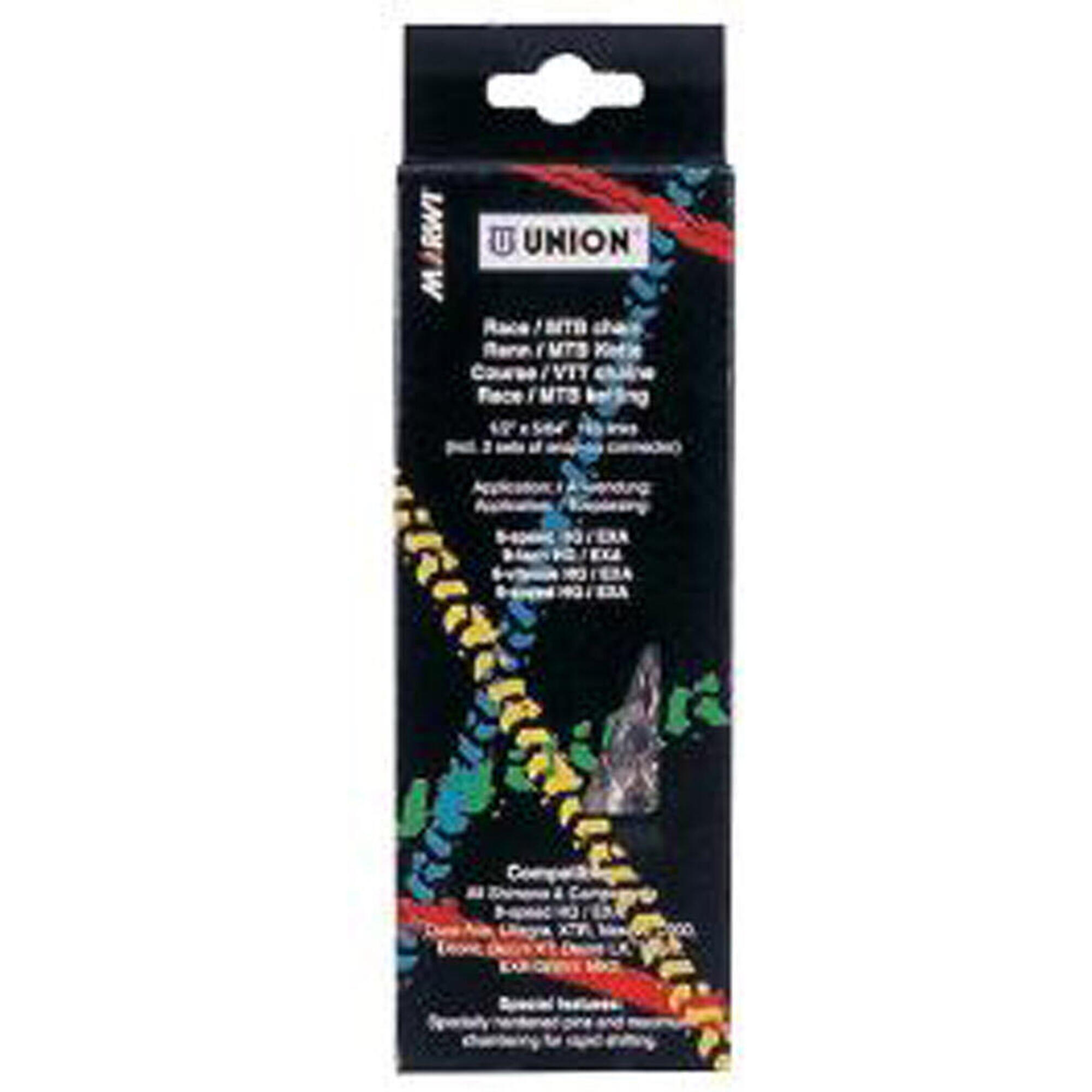 Łańcuch Rowerowy 7/8 Prędkości 1/2" X 3/32" Hg/Ig 116 Ogniw - Czarny