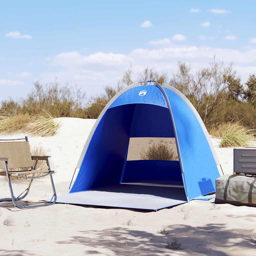 Tienda de playa impermeable para 3 personas en azul azur 3/7