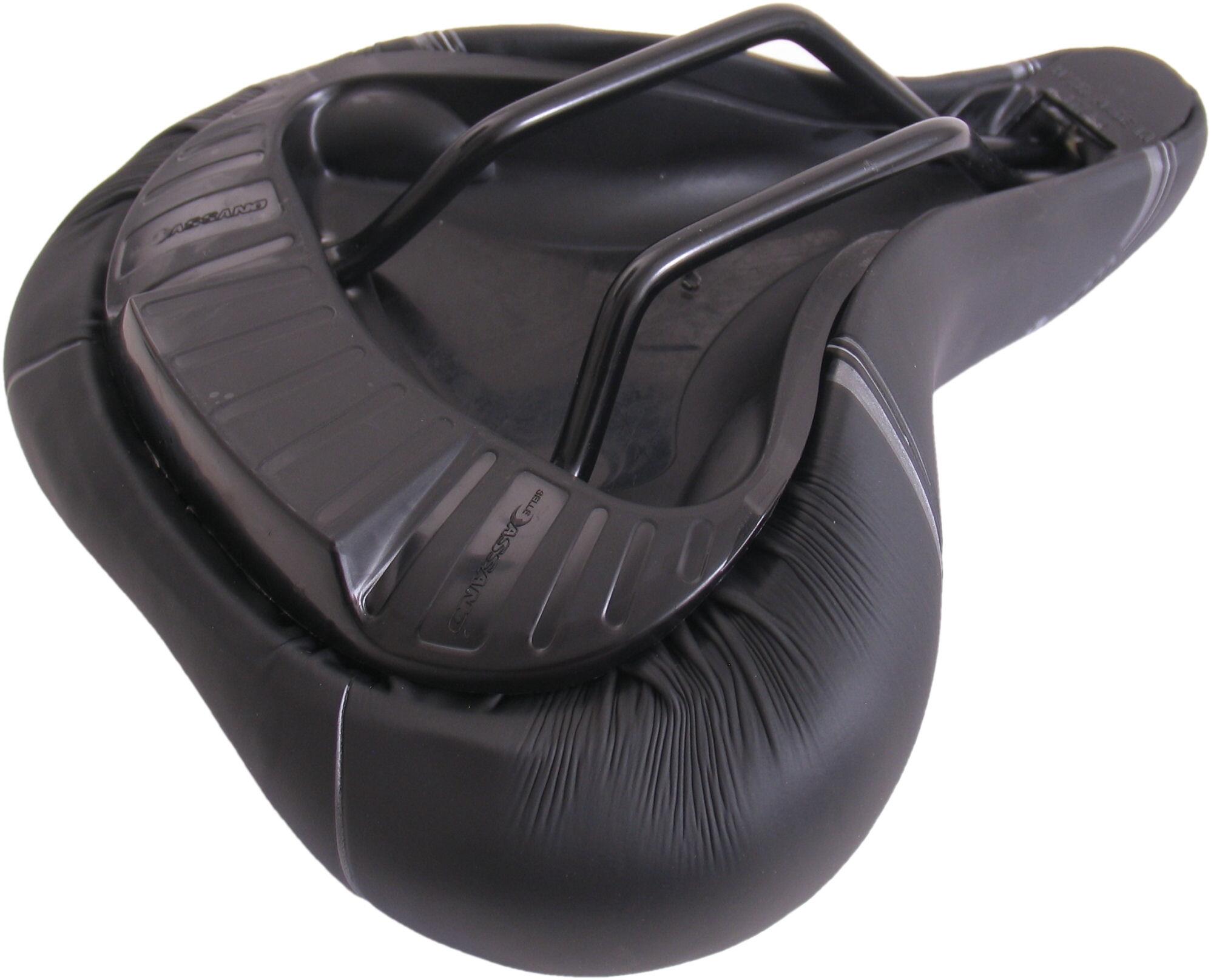 Selle de vélo Volare XL - noir 3/4