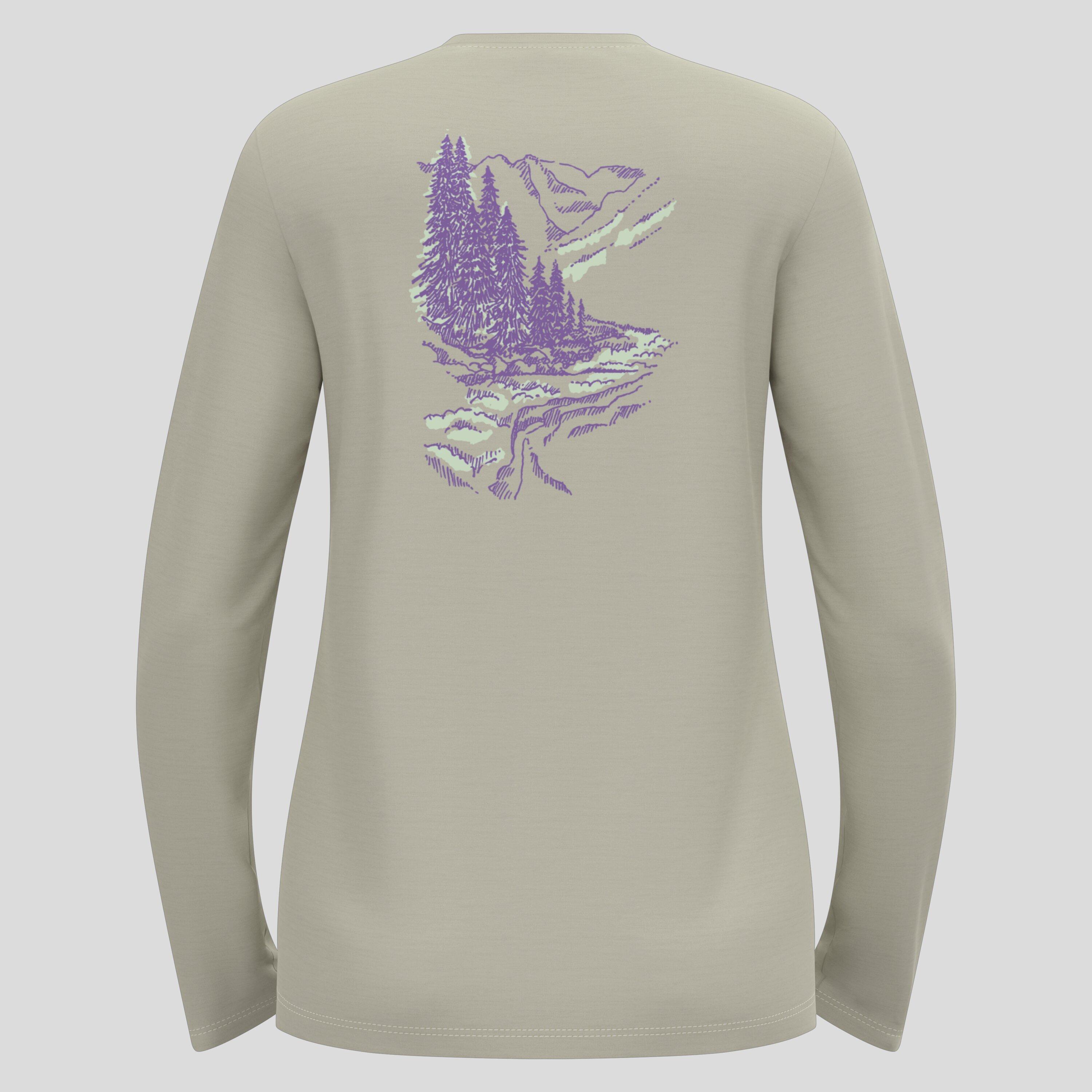 T-shirt a maniche lunghe Ascent merino 160 TMOT ODLO 2/2
