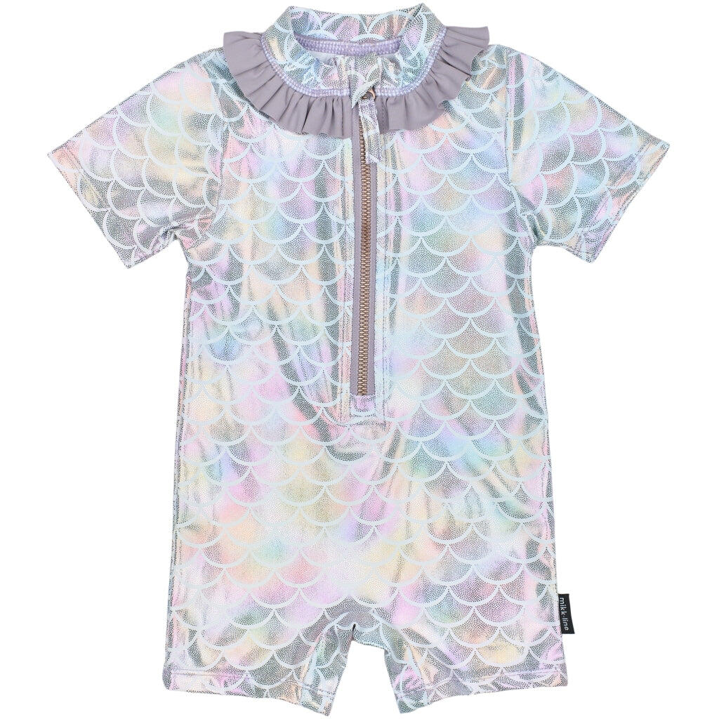 MIKK-LINE Costumi Interi Nuoto Bambino Lavender Aura