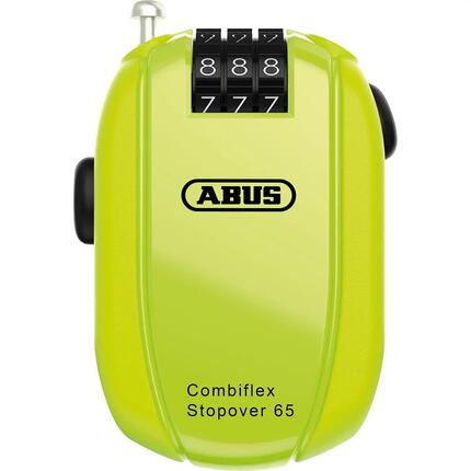 Abus Combiflex Stoppover 65 Neon - Sicherer Schutz für Ihre Wertsachen