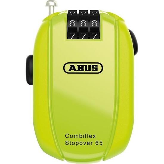 Abus Combiflex Stoppover 65 Neon - Sicherer Schutz für Ihre Wertsachen