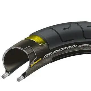 Fahrradreifen Continental Grand Prix 700x23c Schwarz