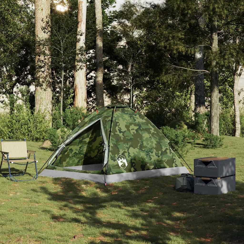Vidaxl 2-Personen wasserdichte Tarnung Dome Zelt 3/7