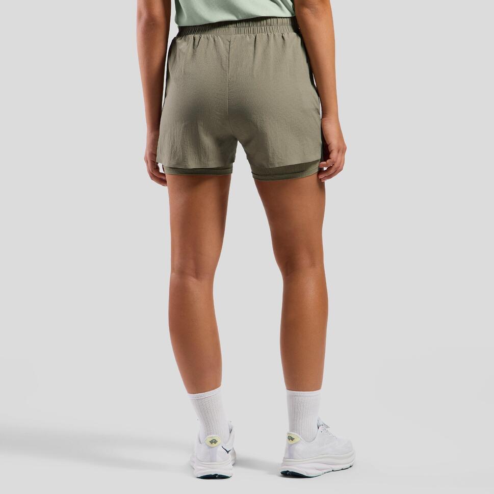 Spodenki damskie Odlo ZEROWEIGHT 3 INCH 2-in-1 short