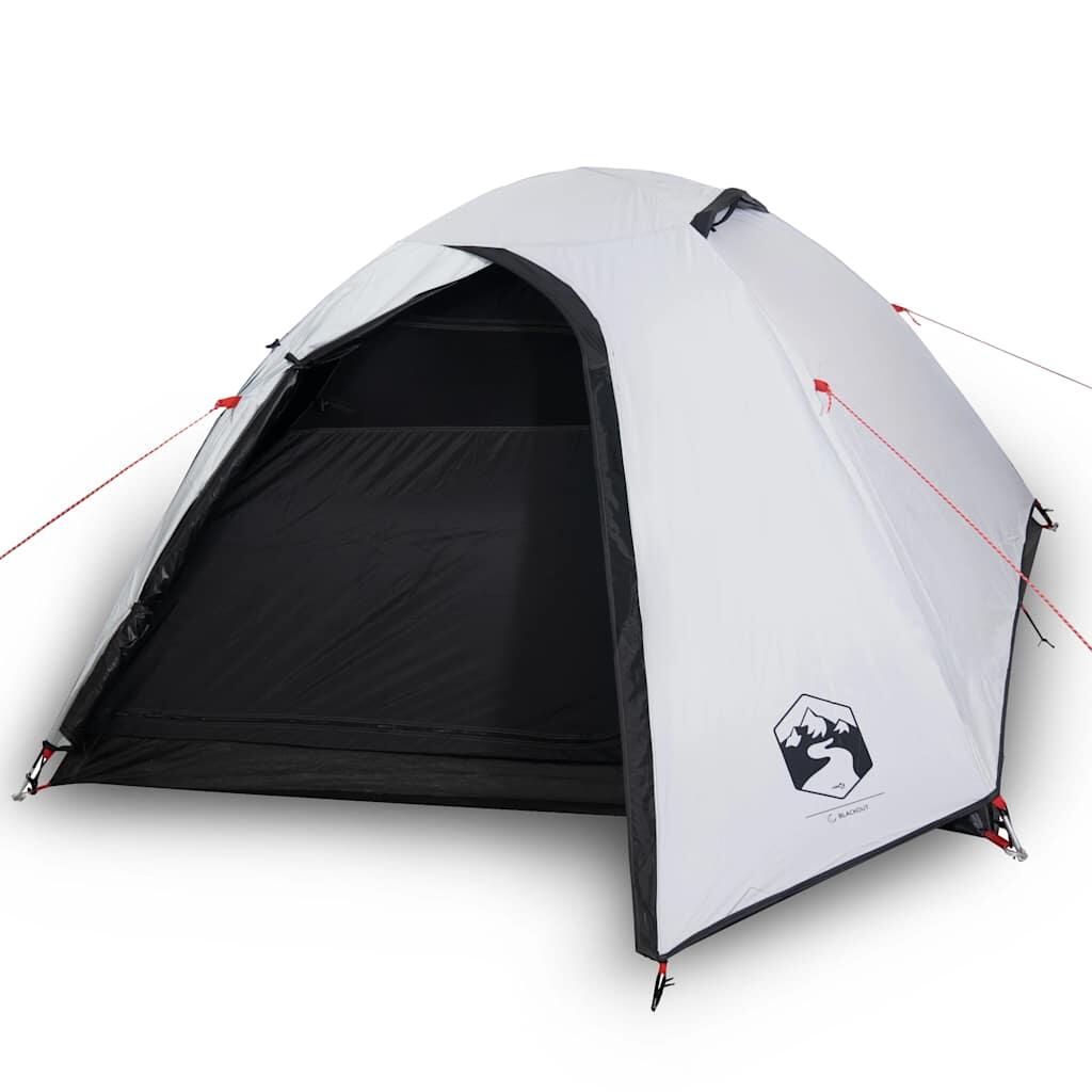 Vidaxl Tienda de Campaña para 4 Personas - Impermeable y Oscurecedora - Blanca 2/7