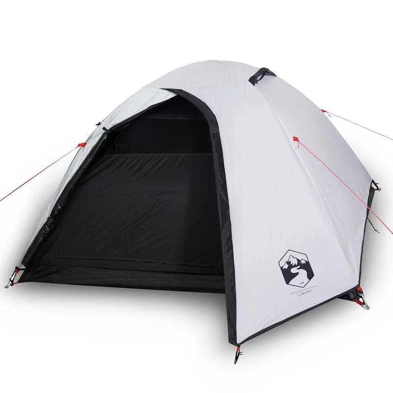 Cort de camping vidaXL alb, tip cupolă, pentru 4 persoane