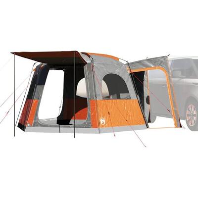 Tenda per auto VidaXL 4 persone impermeabile grigio e arancione