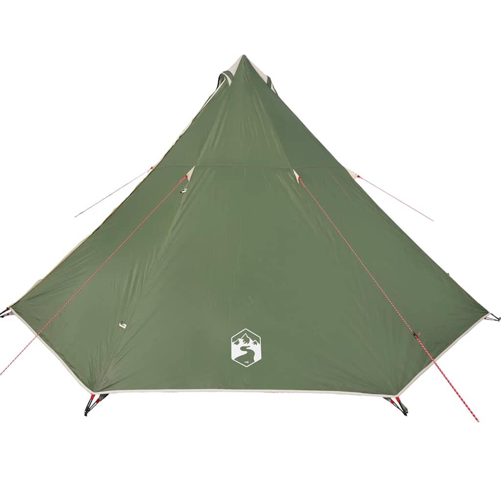 Tipi imperméable de 8 personnes en vert VidaXL 2/7