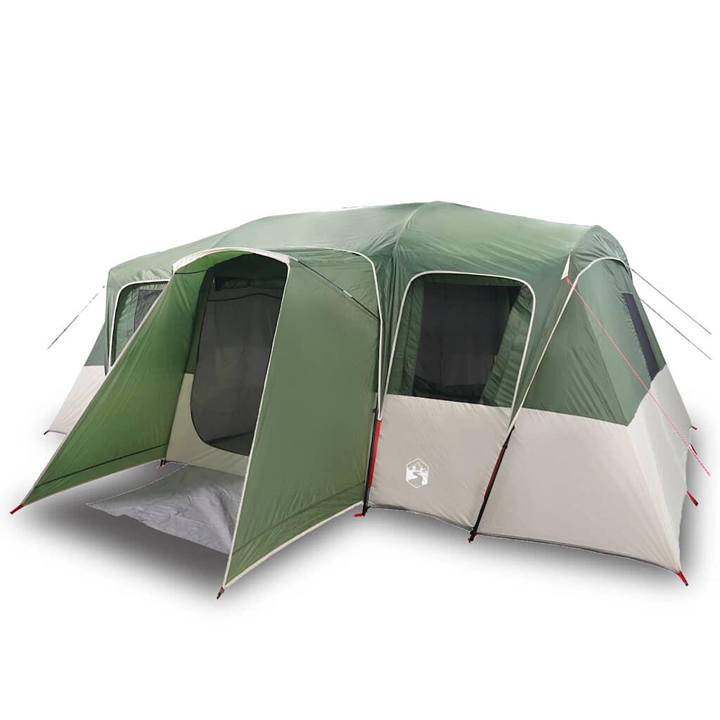 Tente tunnel VidaXL 16 personnes imperméable verte 2/7