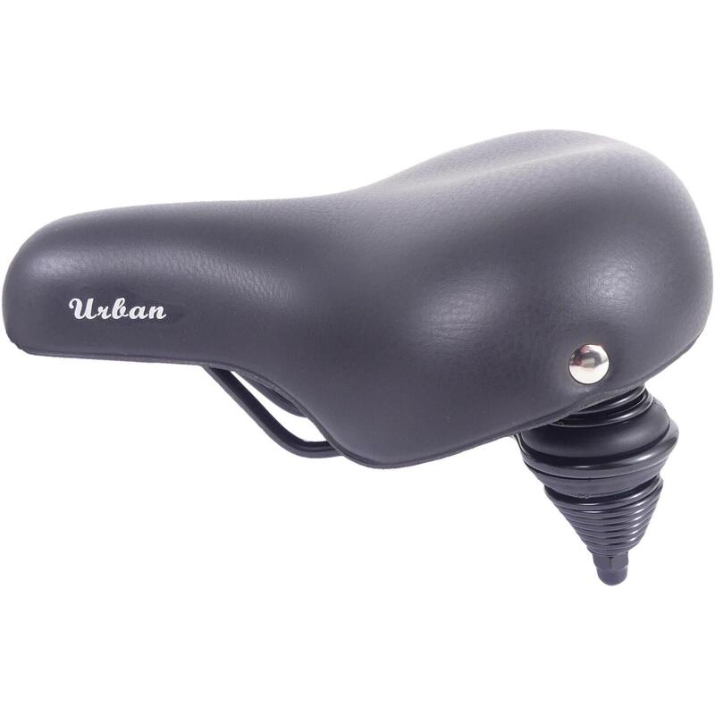 Selle de vélo urbaine confortable - noir