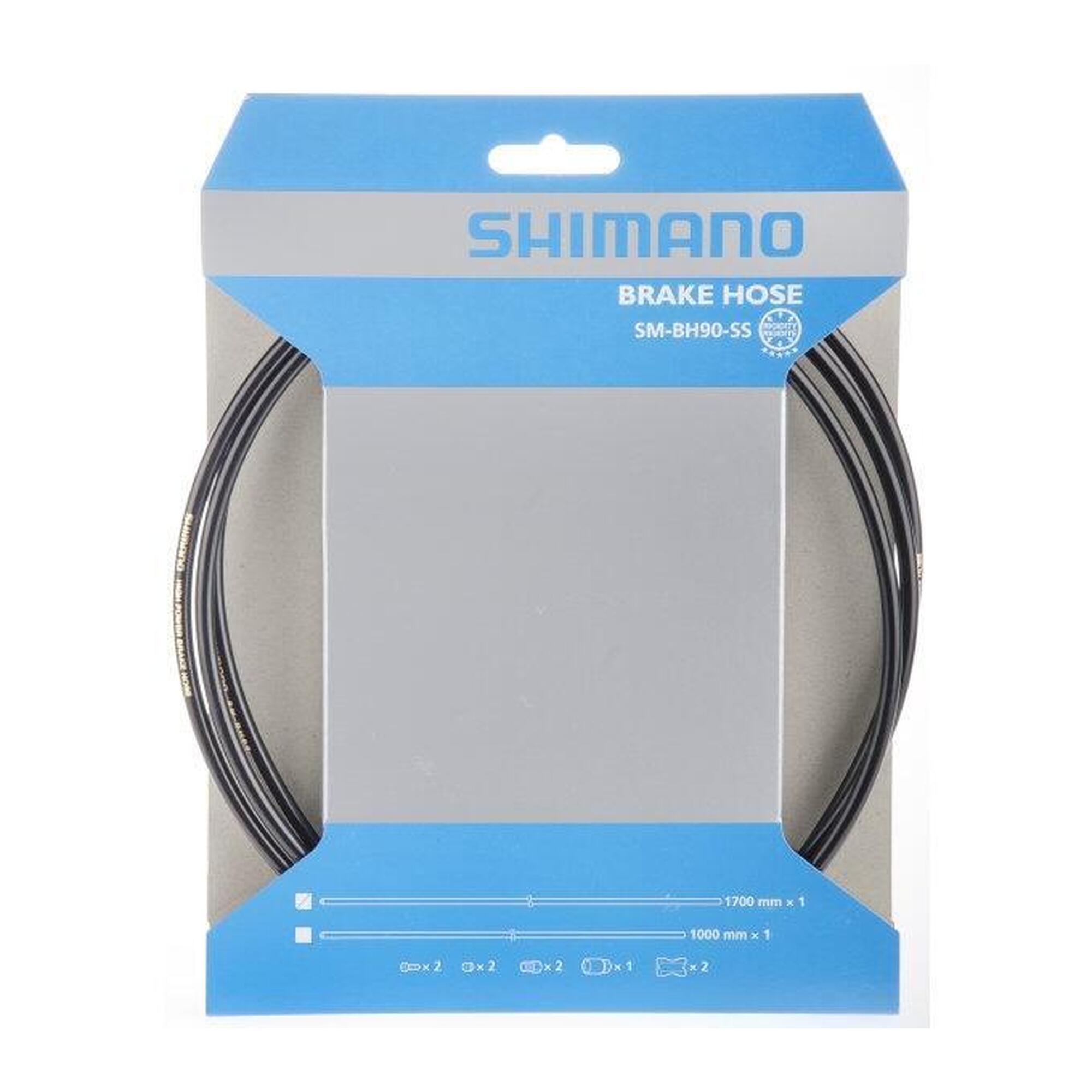 Shimano Ensemble de câble de frein à disque de 170 mm Hydro ESMBH90SSL170