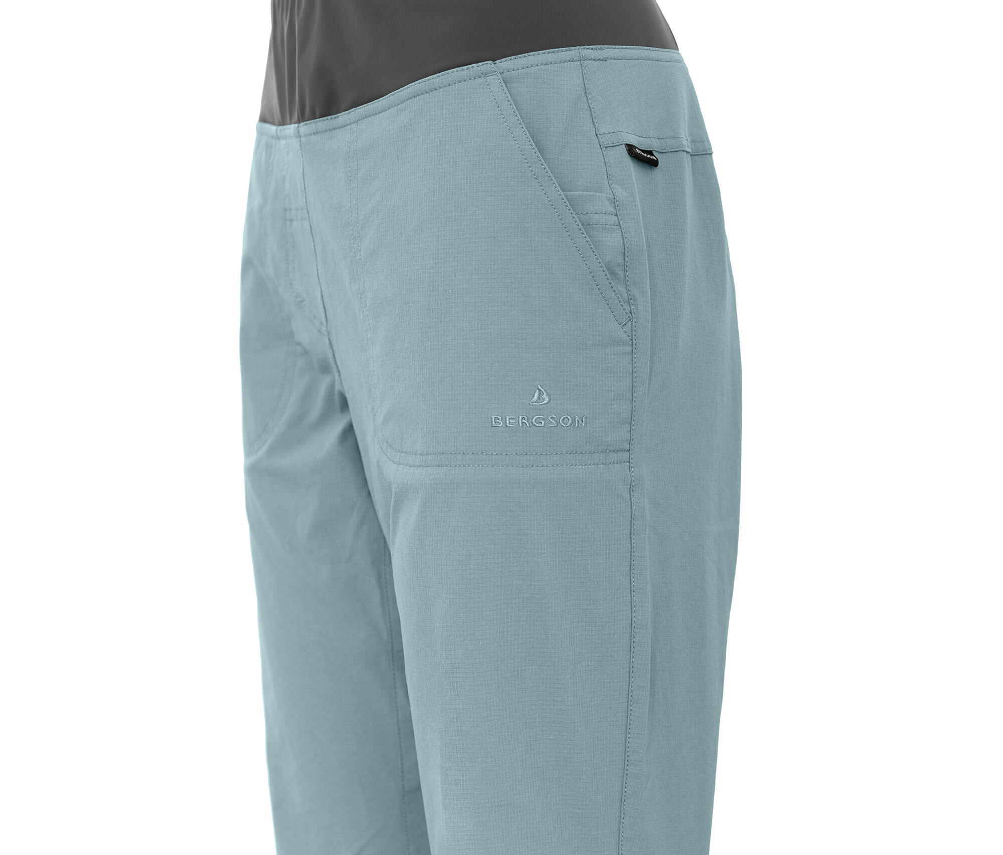 Damen Wanderhose leicht, elastisch, strapazierfähig Blau 4/5