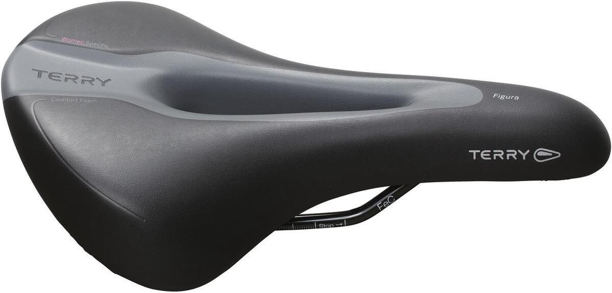 Sillín de bicicleta Figura señoras - negro 4/4