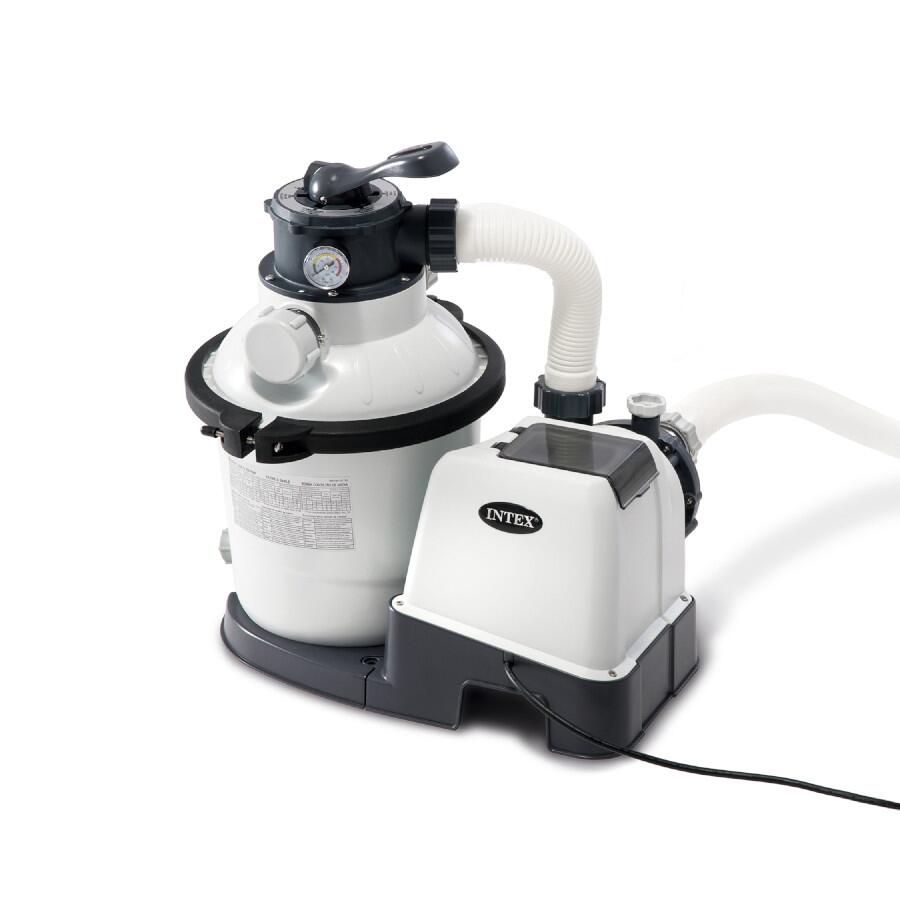 Intex - Intex Krystal Clear Pompe De Filtration À Sable 4.500 L/h - Aspirateur Piscine - Blanc|noir - Taille Unique - Decathlon