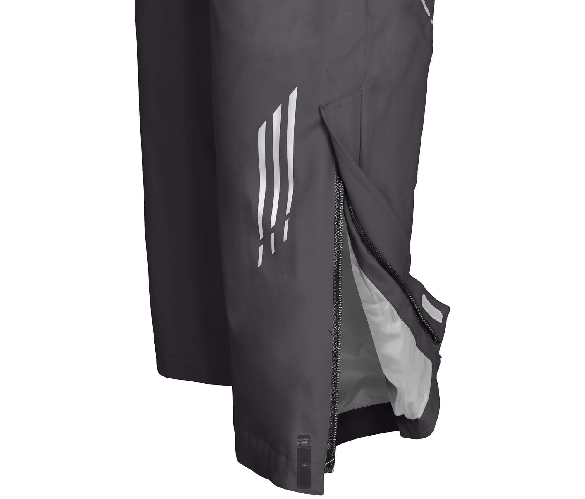 (Über-) Regenhose leicht wattiert, recycelt, 20000 mm Wassersäule Grau 4/5