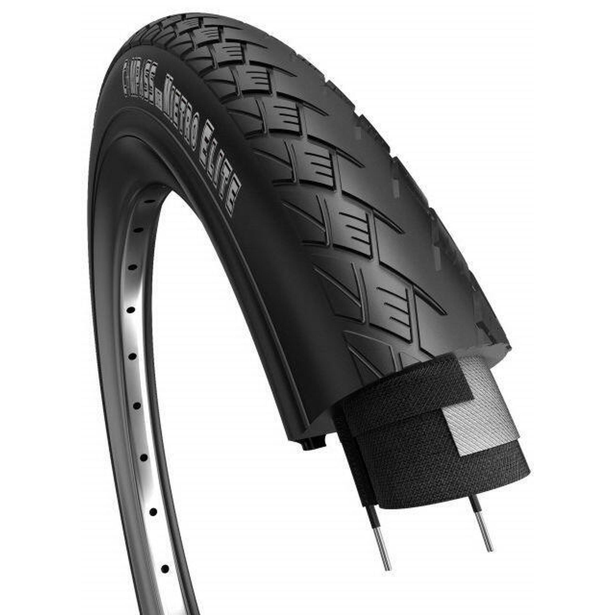 Opona Metro Tour 28X1-1/2" / 40-635 Mm - Czarna Z Odblaskiem