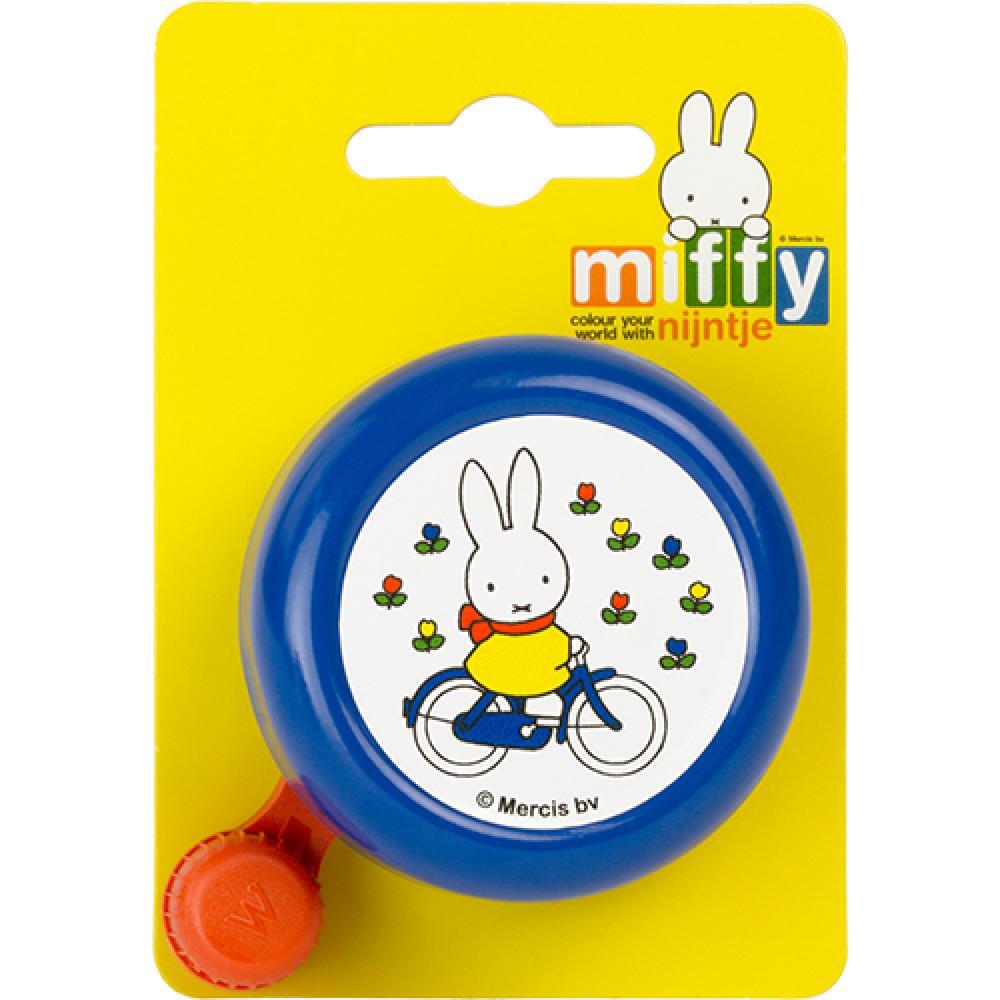 Dziecięcy Dzwonek Miffy Na Rowerze W Kolorze Niebieskim Na Karcie