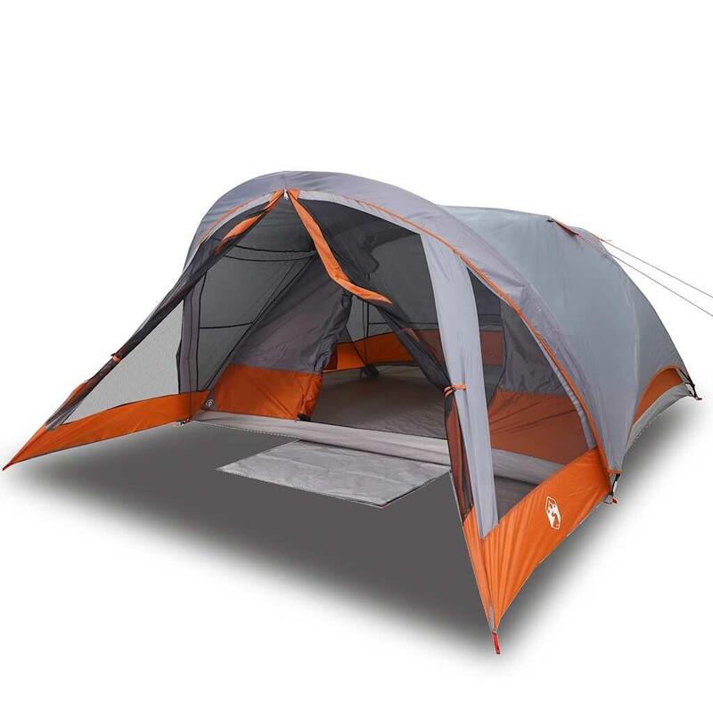 Tente Familiale VidaXL – Imperméable, Double Toit, Moustiquaires, E-port, Légère, Pour 4-6 Personnes, Camping