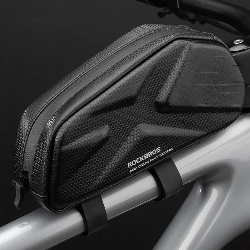 Geantă de cadru biciclete depozitare esențiale Rockbros Negru