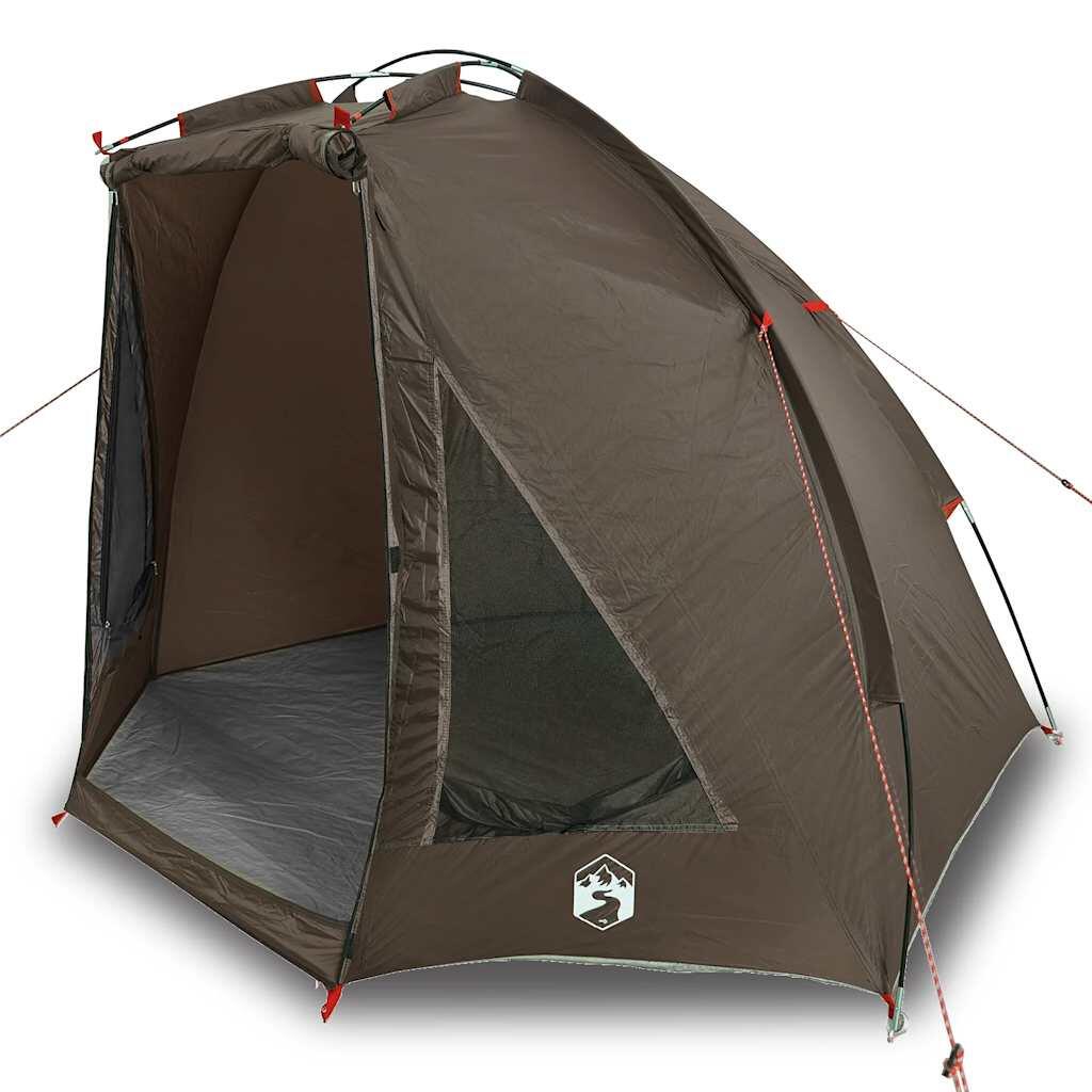 Tenda da pesca impermeabile VidaXL marrone 2/4