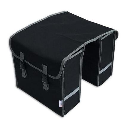 Fahrradtaschen Doppelte schwarze 32-Liter-E-Bike-/City-Bike-Tasche