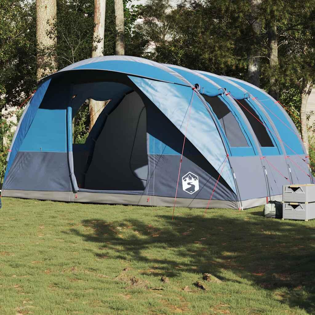 VIDAXL Tienda de túnel Vidaxl para 5 personas - impermeable azul