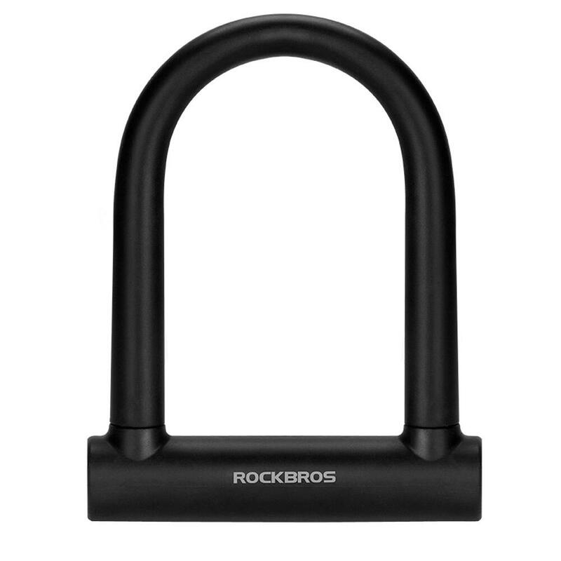 Antifurto U para bicicleta Rockbros RKS610-BK - preto