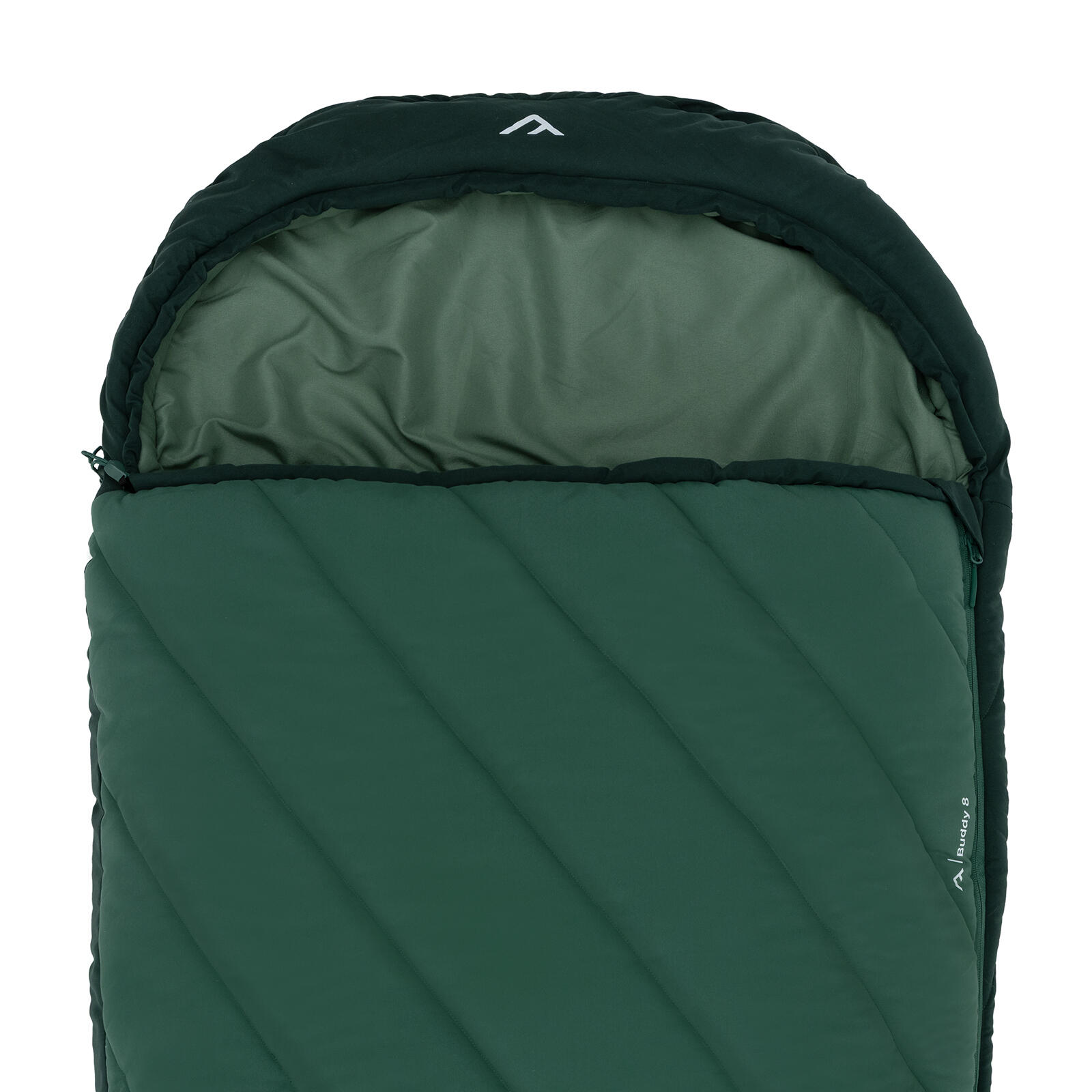 qeedo Buddy 8 Schlafsack Camping (8-25C), komfortabler Mumienschlafsack |  Decathlon
