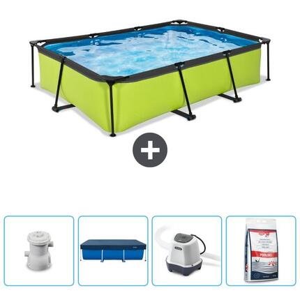 Piscine Rectangulaire - 300x200x65 cm + Accessoires CB53