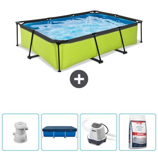 Piscine Rectangulaire - 300x200x65 cm + Accessoires CB53